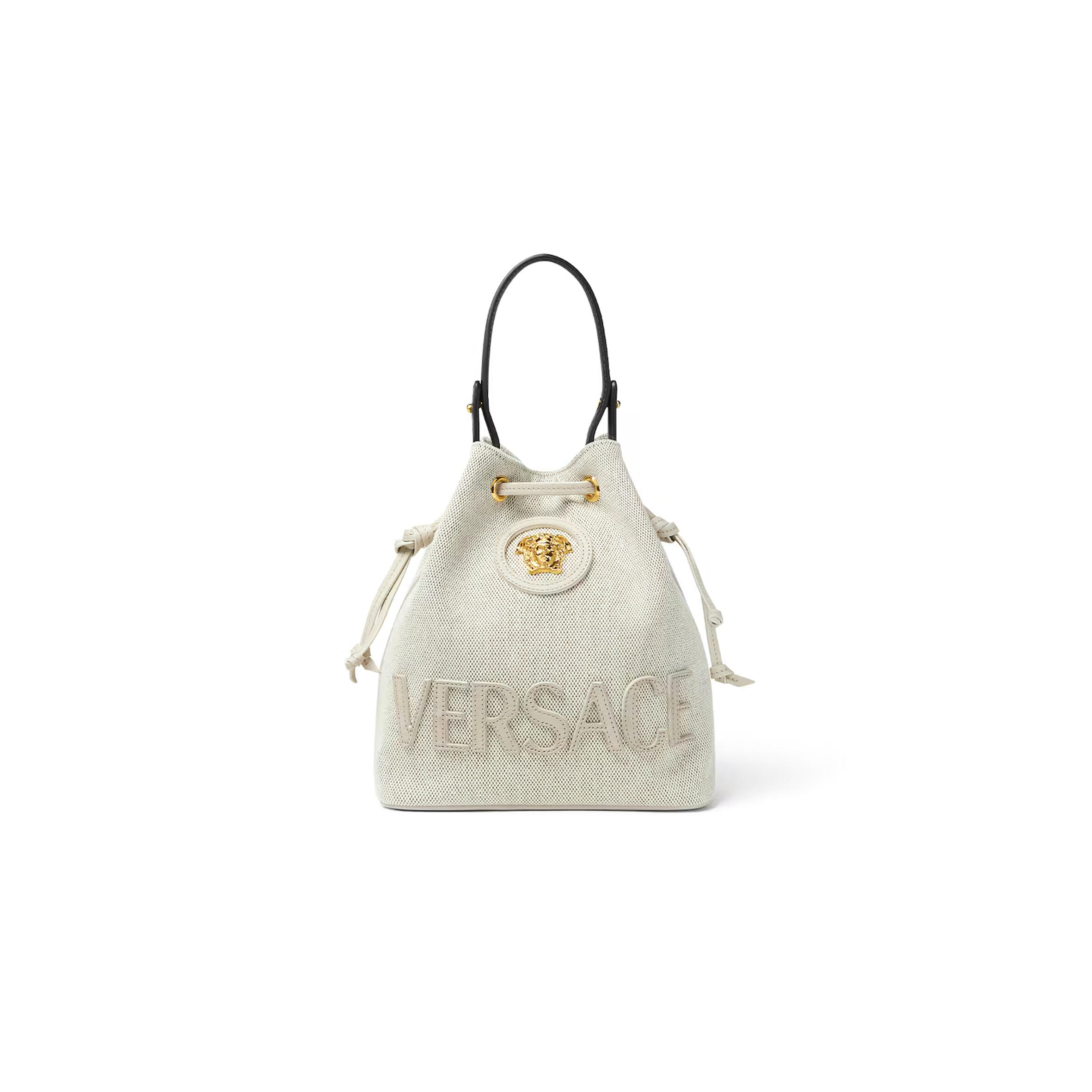 VERSACE LA MEDUSA CANVAS BUCKET BAG 1018297 (23*20*14cm)